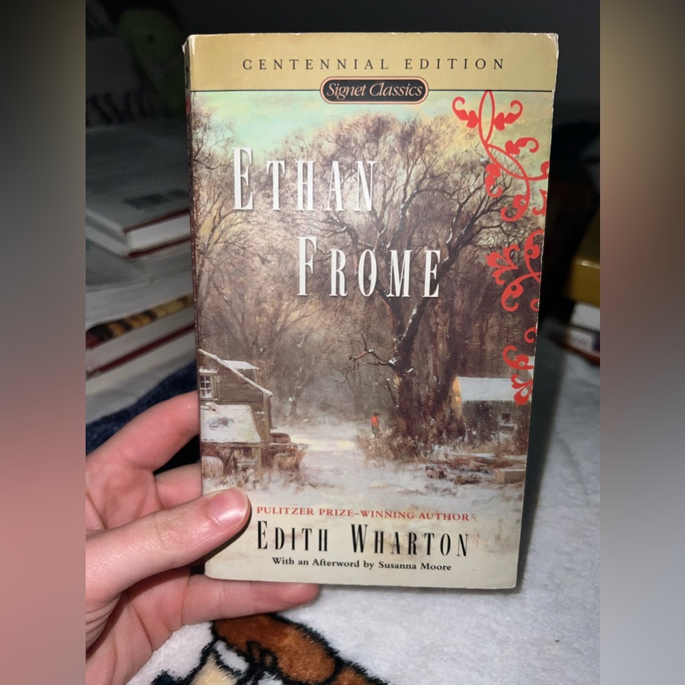 Ethan Frome by Edith Wharton. Signet Classics. ISBN 978-0-451-53131-5. Like new